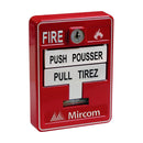 MIRCOM MS-710MPU Double action addressable manual station with key