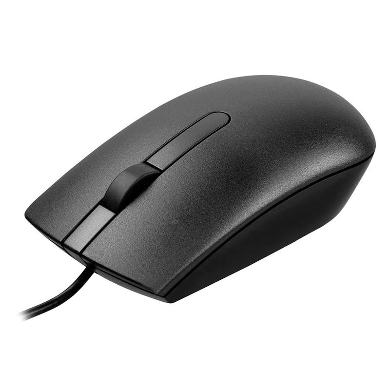 DELL MS116 Mouse óptico cableado 1.8m Negro, USB, 2 botones 1000ppp