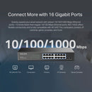 MERCUSYS MS116GS Switch 16 Puertos RJ45 Gigabit