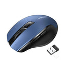 UGREEN MU006 25753 Mouse Inalámbrico BT Ergonómico 2.4Ghz Azul