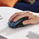 UGREEN MU006 25753 Mouse Inalámbrico BT Ergonómico 2.4Ghz Azul