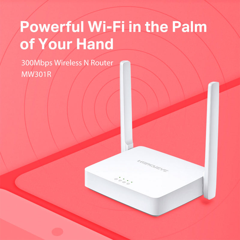 MERCUSYS MW301R Router inalámbrico N de 300 Mbps