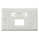 SIEMON MX-HFP-02-02B Faceplate Placa de Pared MAX Horizontal 2 puertos