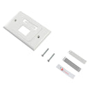 SIEMON MX-HFP-02-02B Faceplate Placa de Pared MAX Horizontal 2 puertos