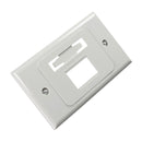 SIEMON MX-HFP-02-02B Faceplate Placa de Pared MAX Horizontal 2 puertos