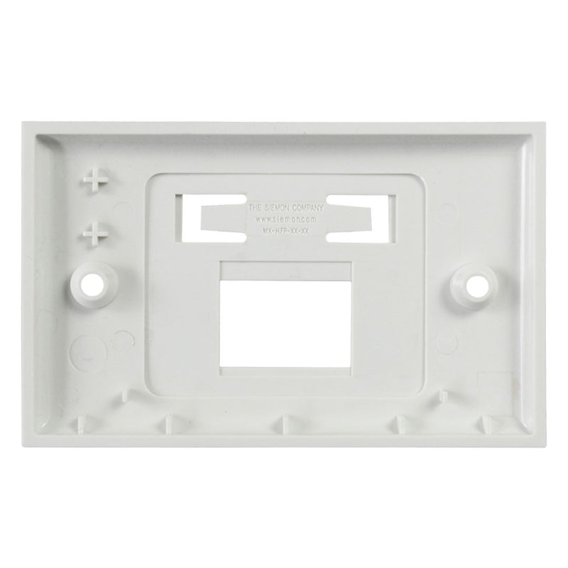 SIEMON MX-HFP-02-02B Placa frontal horizontal 2 puertos código