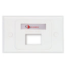 SIEMON MX-HFP-02-02B Faceplate Placa de Pared MAX Horizontal 2 puertos