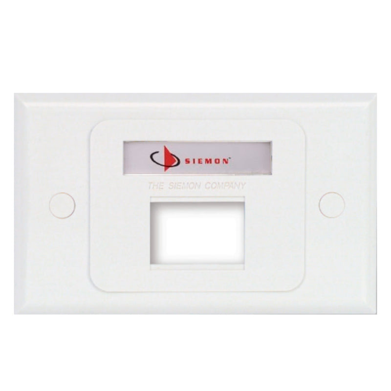 SIEMON MX-HFP-02-02B Placa frontal horizontal 2 puertos código