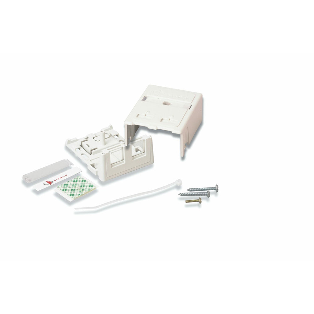 SIEMON MX-SMZ2-02 Caja de Montaje de Supérficie MAX 2Puertos Cat6A