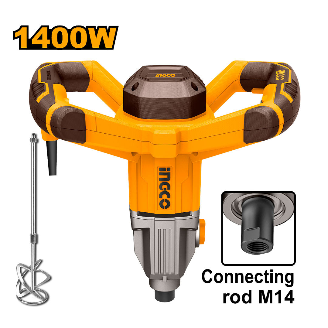 INGCO MX214008 Mezcladora de pintura 1400W