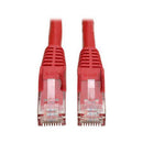 TRIPP-LITE N201-001-RD Cable, Ethernet, UTP, Cat6, Gigabit, (RJ45 M/M), PoE, Rojo, 30.48cm 