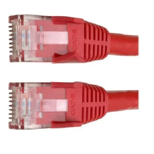 TRIPP-LITE N201-001-RD Cable, Ethernet, UTP, Cat6, Gigabit, (RJ45 M/M), PoE, Rojo, 30.48cm 