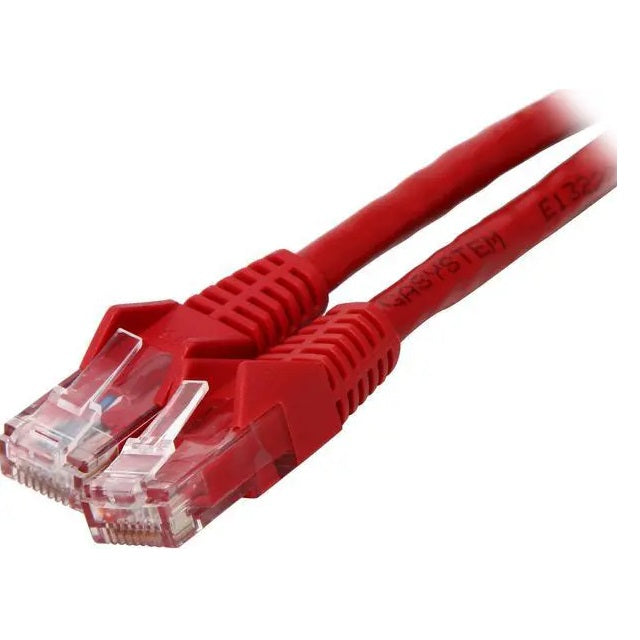 TRIPP-LITE N201-001-RD Cable, Ethernet, UTP, Cat6, Gigabit, (RJ45 M/M), PoE, Rojo, 30.48cm 