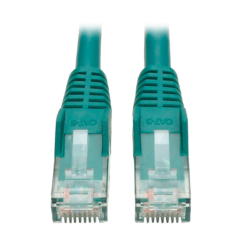 TRIPP-LITE N201-002-GN Cable Ethernet, UTP, Cat6, Gigabit, RJ45 M/M, serie, PoE, Verde, 61cm