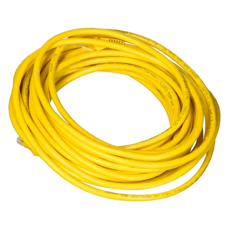 TRIPP-LITE N201-002-YW Cable, Ethernet, (UTP), Cat6, Gigabit, (RJ45 M/M), PoE, Amarillo, 61 cm 