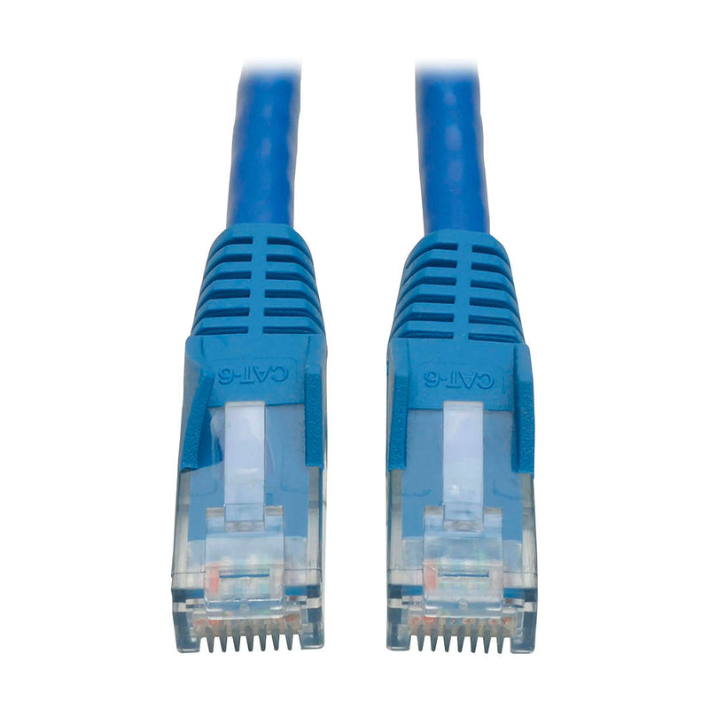 TRIPP-LITE N201-010-BL Cable Patch, Moldeado,Snagless, Cat6, Gigabit, RJ45 M/M, Azul, de 3.05 mts.