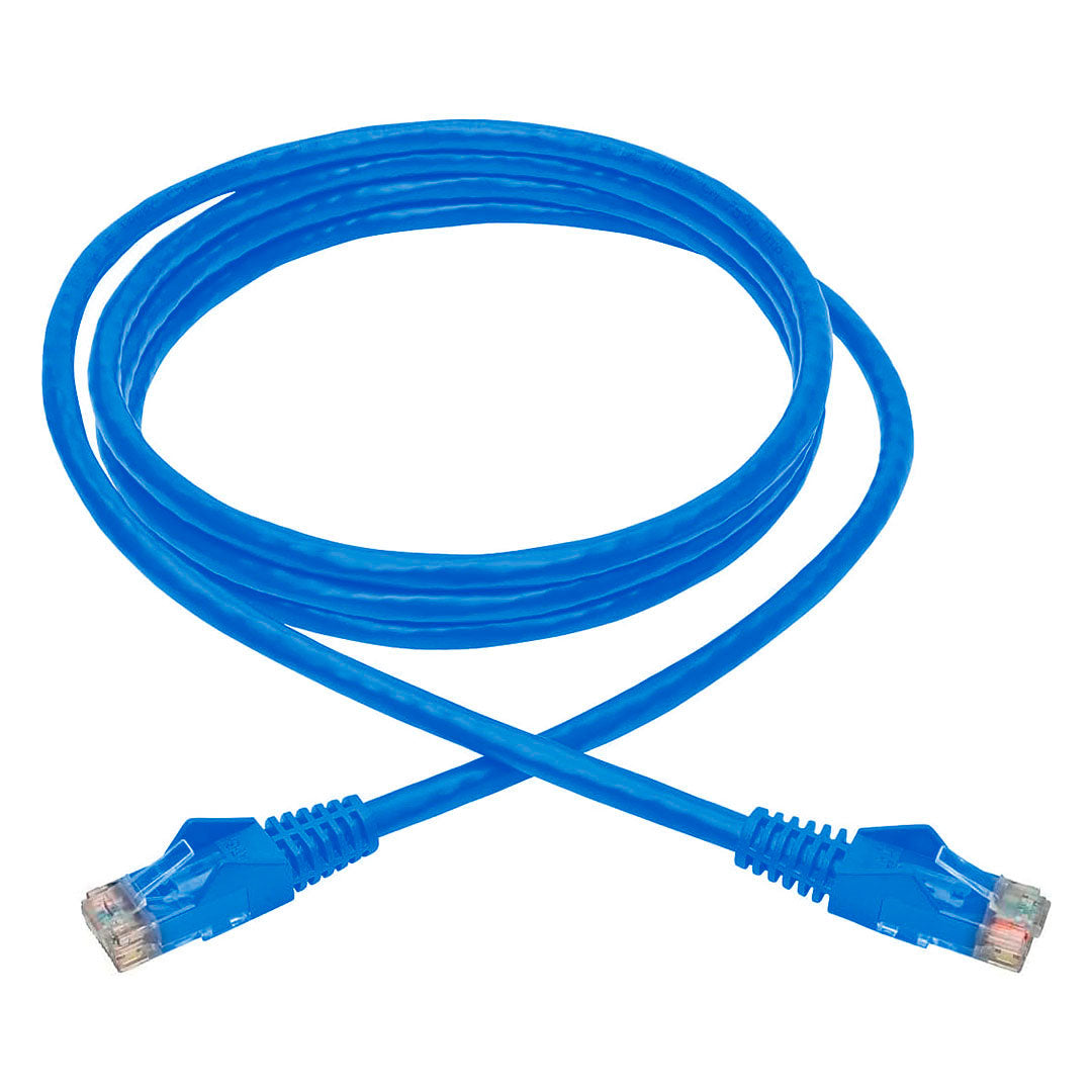 TRIPP.LITE N201-001-BL Cable, Ethernet, (UTP), Cat6, Gigabit, (RJ45 M/M), Blue, 1FTPoE, Azul, 30.48 cm 