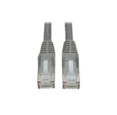TRIPP-LITE N201-010-GY Cable Patch, Moldeado, Snagless, Cat6, Gigabit, RJ45 M/M, Gris, de 3.05 mts. 