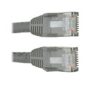 TRIPP-LITE N201-010-GY Cable Patch, Moldeado, Snagless, Cat6, Gigabit, RJ45 M/M, Gris, de 3.05 mts. 