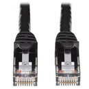TRIPP-LITE N261-003-BK Cable Ethernet, UTP, sin enganches, Serie Cat6, a 10G RJ45 M/M, negro, 91cm