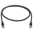 TRIPP-LITE N261-003-BK Cable Ethernet, UTP, sin enganches, Serie Cat6, a 10G RJ45 M/M, negro, 91cm