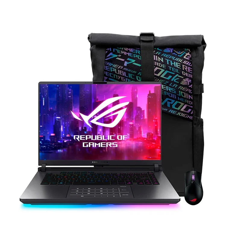 ASUS 90NR0LB1-M00JJ0 ROG STRIX G16 Laptop 16" WUXGA IPS Core i9-14900HX 16GB DDR5 + Mochila Y Mouse