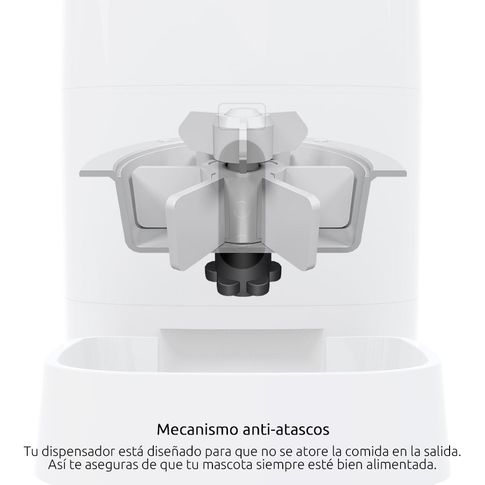 NEXXT SOLUTIONS NHA-P610 Dispensador WIFI de Alimento para Mascotas con Cámara 1080P