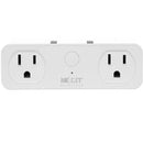 NEXXT SOLUTIONS NHP-D610 Enchufe Tomacorriente inteligente WIFI 2 Tomas 100-240VAC 15A