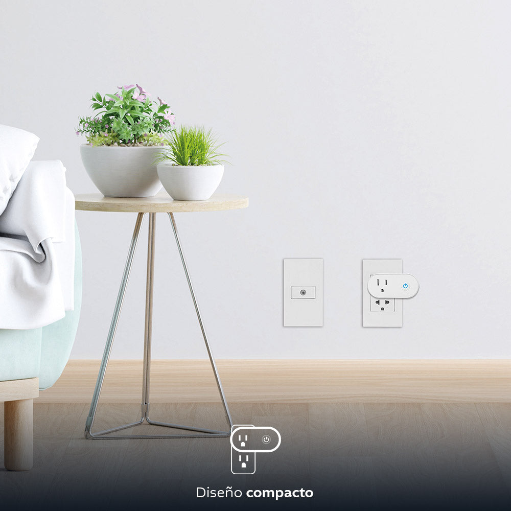 NEXXT SOLUTIONS NHP-S611M Enchufe Inteligente Wifi con Control de Voz