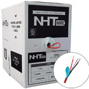 NHT WIRE AWGSH182C Cable sólido para incendio FPLR 2x18 APANTALLADO x 305m