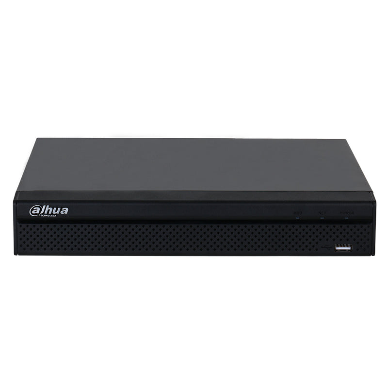 DAHUA NVR2104HS-P-S3 Grabador de vídeo en red compacto de 4 canales, 1U, 1 HDD y 4 PoE