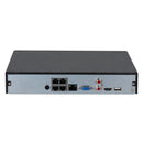 DAHUA NVR2104HS-P-S3 Compact 4-channel network video recorder, 1U, 1 HDD and 4 PoE 