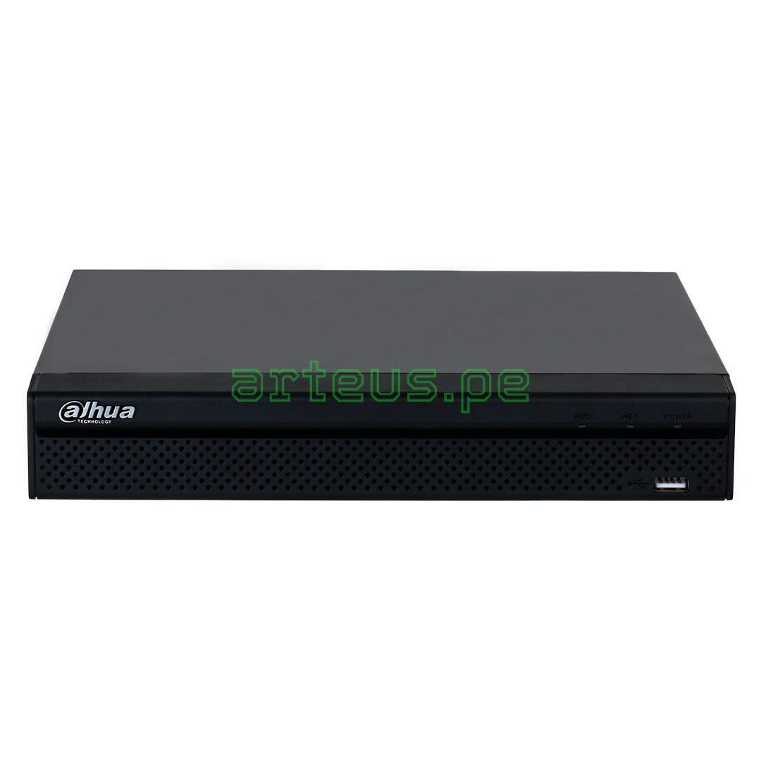 DAHUA NVR2108HS-8P-S3 Grabador de Vídeo en Red Compacto de 8 canales 1U 1 HDD y 8 PoE