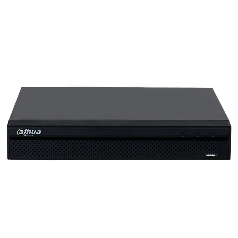 DAHUA DHI-NVR4116HS-4KS2/L - Grabador NVR IP de 16 canales 8MP (4K) Tasa Bits 128mbps. Soporta 1 disco duro hasta 10TB. Visualización por celular. P2P ONVIF