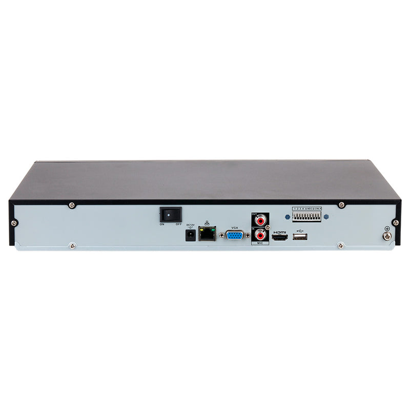 DAHUA NVR4208-8P-4KS3, Grabador NVR 4K, 8CH(12MP) POE, 160Mbps, 2HDD hasta 20TB. SMD PLUS