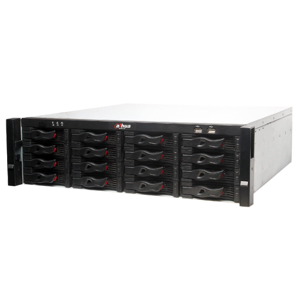 DAHUA DHI-NVR616R-128-4KS2, Grabador NVR 4K 128CH(12MP), 384Mbps, 16HDD hasta 128TB. Raid, eSata
