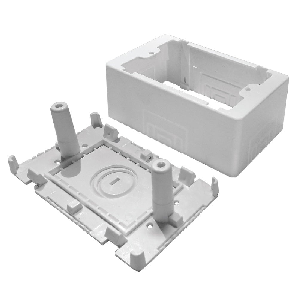 QUEST OB-6048 Caja de Montaje Universal para Datos 2X4 Altura 43mm