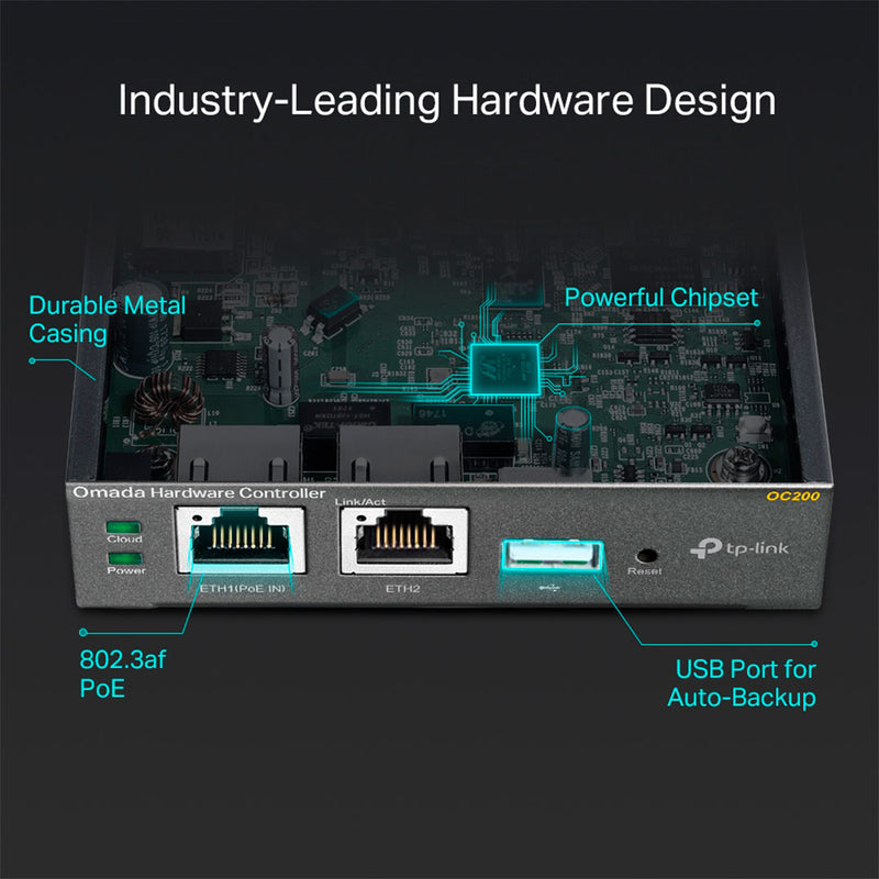 TP-LINK OC200 Controlador Cloud OMADA hasta 100 puntos de acceso omada