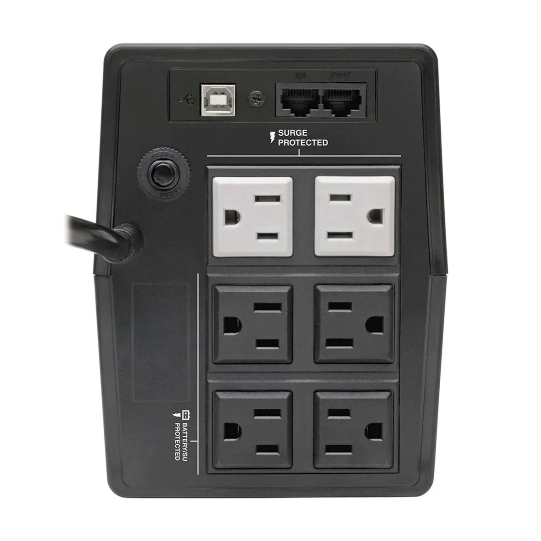 TRIPP-LITE OMNIVSX1500 UPS Interactivo 1.5kVA 900W 8 Tomacorrientes AVR 230V C13 entrada C14 LCD USB Torre