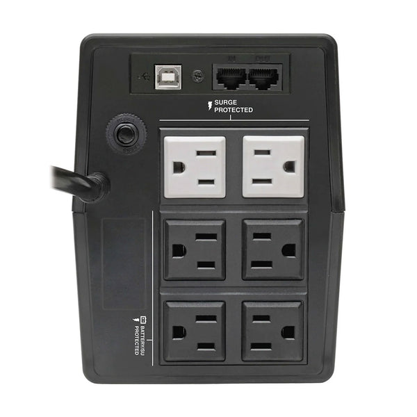 TRIPP-LITE OMNIVSX1500 UPS, Interactivo, 1.5kVA, 900W, 8 Tomacorrientes, AVR, 230V C13, entrada C14, LCD, USB, Torre