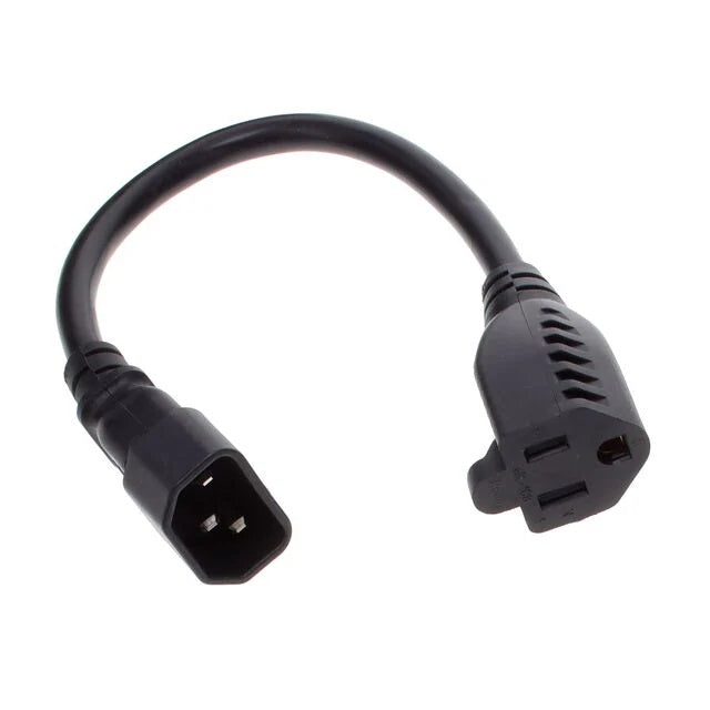 TRIPP-LITE P002-001-13A Cable, de Alimentcaion, CA, para Computadoras, 15R, A C14, 16AWG