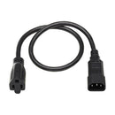 TRIPP-LITE P002-001-13A Cable, de Alimentcaion, CA, para Computadoras, 15R, A C14, 16AWG