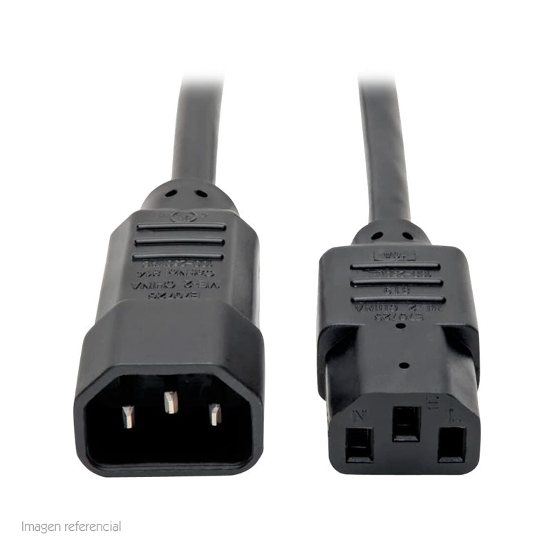TRIPP.LITE P004-003 Cable, de Alimentación, para PDU, C13 a C14, 10A, 250V, 18 AWG, 91.4cm 3pies, Negro