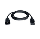 TRIPP.LITE P004-004 Cable de alimentación, para unidad, distribución, de energía, (PDU), C13 a C14,  10 A, 250V, 18 AWG, 1.22 m (4 pies), negro