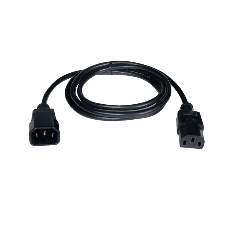 TRIPP.LITE P004-004 Cable de alimentación, para unidad, distribución, de energía, (PDU), C13 a C14,  10 A, 250V, 18 AWG, 1.22 m (4 pies), negro