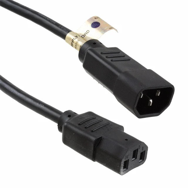 TRIPP.LITE P004-004 Cable de alimentación, para unidad, distribución, de energía, (PDU), C13 a C14,  10 A, 250V, 18 AWG, 1.22 m (4 pies), negro