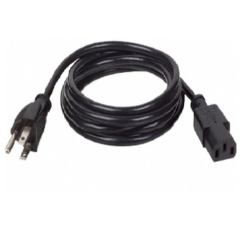 TRIPP-LITE P006-006 Cable de Alimentación CA para Computadora de escritorio NEMA 5-15P a C13-10 A, 125V, 18 AWG, 1,83m, (6 pies), negro