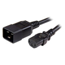TRIPP-LITE P032-007 Cable de Alimentación, C20 a C13, para computadora , Alta resistencia, 15 A, 100-250 V, calibre 14 AWG, 2.13 m (7 pies), negro