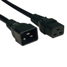 TRIPP-LITE P036-006 Cable, de Extensión, de Alta, Resistencia, C19 a C20,  20A, 250V, 12AWG, 1.83m, (6 pies), negro