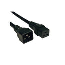 TRIPP-LITE P036-006 Cable de Extensión de Alta Resistencia C19 a C20 20A 250V 12AWG 1.83m (6 pies) negro